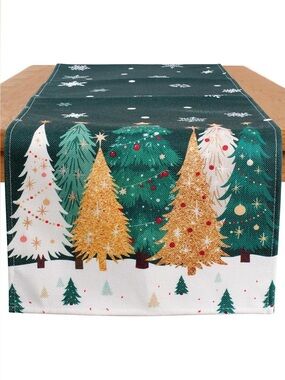 Christmas Table Runner 13x72 Inch, Christmas Decorative Table